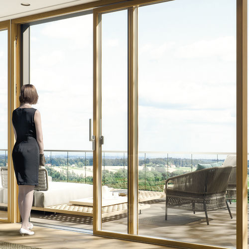 Aluminium-Schiebesystem - InfinityView - Maco Mayer & Co Beschläge GmbH - Tür / für Privatgebrauch