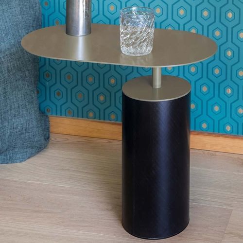 Moderner Nachttisch - Bijoux Topaze - Epsilon Composite - Stahl / Carbon / Gestell aus Carbon