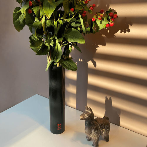 Moderne Vase - B Vase - Epsilon Composite - Kohlefaser / schwarz