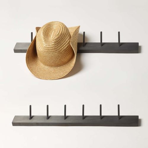 Wandmontierter Garderobenständer - Marcello - Epsilon Composite - modern / Carbon / schwarz