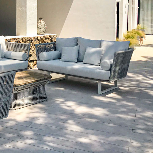 Modernes Sofa - SIENNA  - G&G Italia Designer Furniture - für Außenbereich / Stoff / Kordel