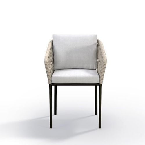 Moderner Esszimmerstuhl - SIENNA CANASTA  - G&G Italia Designer Furniture - für Außenbereich / Stoff / Kordel