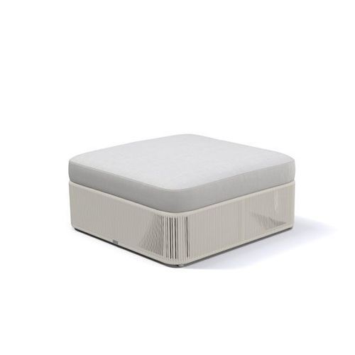 Modernes Sitzkissen - LENNY  - G&G italia - Stoff / Aluminium / Kordel