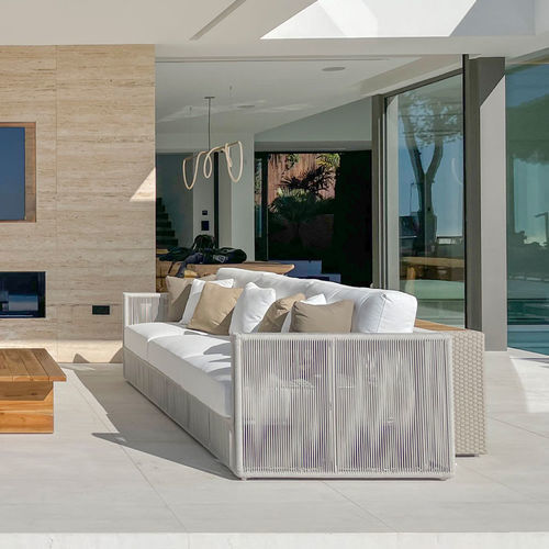 Modernes Sofa - LAUREL  - G&G Italia Designer Furniture - für Außenbereich / Stoff / Schaumstoff