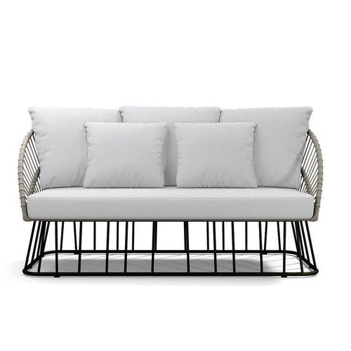 Modernes Sofa - KARIMUN - G&G Italia Designer Furniture - für den Außenbereich / thermolackiertes Aluminium / Stoff
