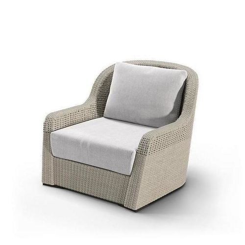 Polyurethanschaum-Sessel - COMO - G&G Italia Designer Furniture - Stoff / Aluminium / Aluminium