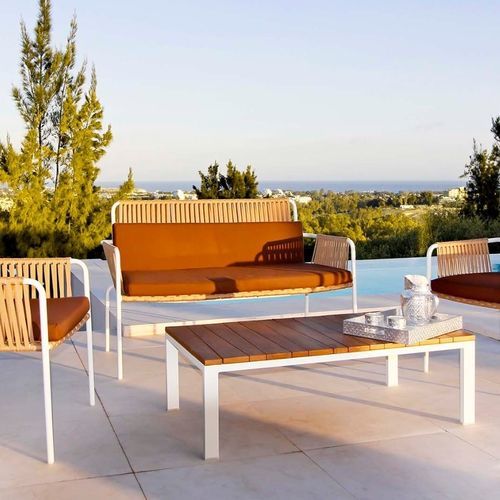 Modernes Sofa - PALAZZIO - G&G Italia Designer Furniture - für Außenbereich / Stoff / Schaumstoff