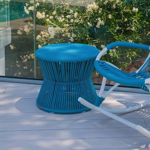 Moderner Beistelltisch - AUSSIE - G&G Italia Designer Furniture - Aluminium / Schaumstoff / Kordel