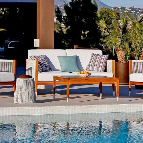Modernes Sofa - AMALFI - G&G Italia Designer Furniture - für den Innenbereich / für Außenbereich / Stoff