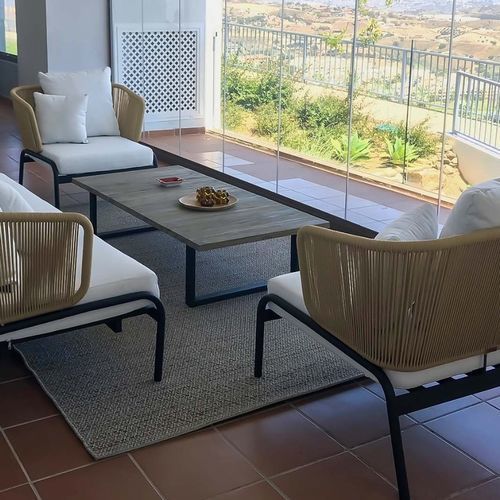 Moderner Sessel - STELLA - G&G Italia Designer Furniture - Polyurethanschaum / Stoff / wasserbeständiges Gewebe