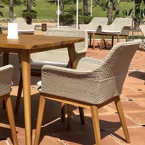 Moderner Esszimmerstuhl - TIVOLI - G&G Italia Designer Furniture - für den Innenbereich / für den Außenbereich / Aluminium