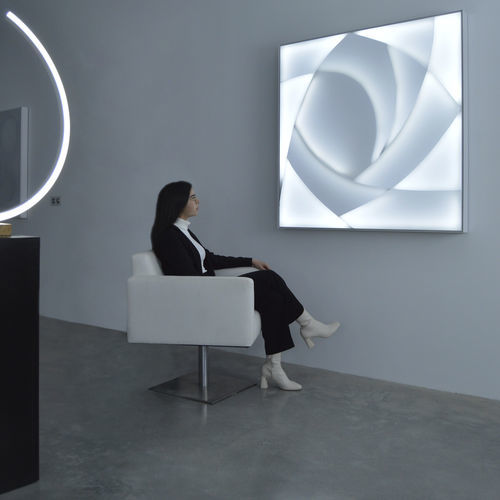Wandleuchte / originelles Design - ROSE - KISSA LAMPS - für den Innenraum / extrudiertes Aluminium / PVC