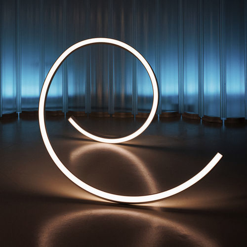 Bodenlampe - HAMAK - KISSA LAMPS - extrudiertes Aluminium / thermolackiertes Aluminium / originelles Design