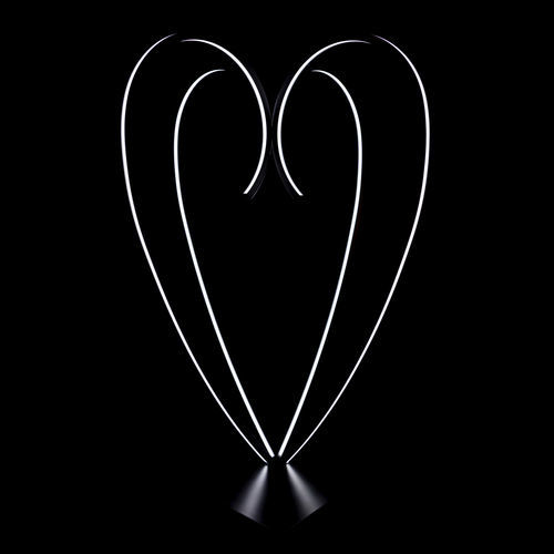 Stehleuchte - HEART - KISSA LAMPS - extrudiertes Aluminium / thermolackiertes Aluminium / originelles Design