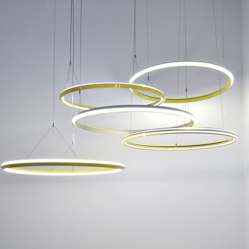 Hängelampe - UFO - KISSA LAMPS - extrudiertes Aluminium / thermolackiertes Aluminium / modern