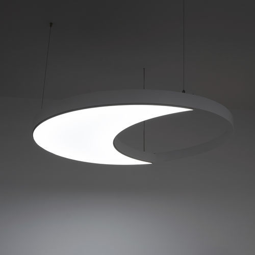 Hängelampe - KAMAR - KISSA LAMPS - thermolackiertes Aluminium / PVC / originelles Design