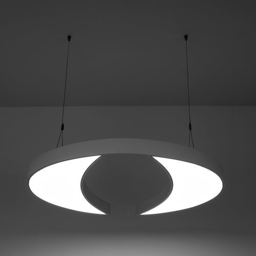 Hängelampe - EYE - KISSA LAMPS - thermolackiertes Aluminium / PVC / originelles Design