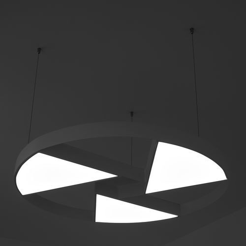 Hängelampe - HEXA - KISSA LAMPS - thermolackiertes Aluminium / PVC / originelles Design