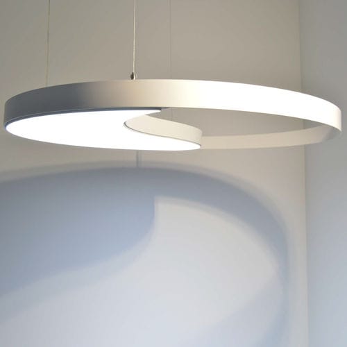 Hängelampe - Y&Y - KISSA LAMPS - thermolackiertes Aluminium / PVC / originelles Design