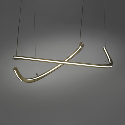 Hängelampe - LEISY - KISSA LAMPS - anodisiertes Aluminium / extrudiertes Aluminium / originelles Design