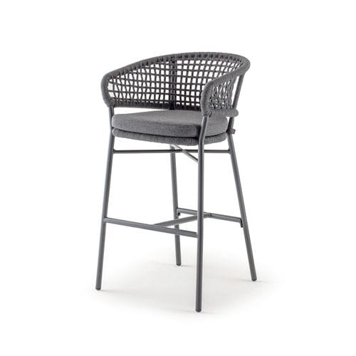 Moderner Barstuhl - ATOL STOOL  - GRATTONI S.R.L. - für Außenbereich / Stoff / Kordel