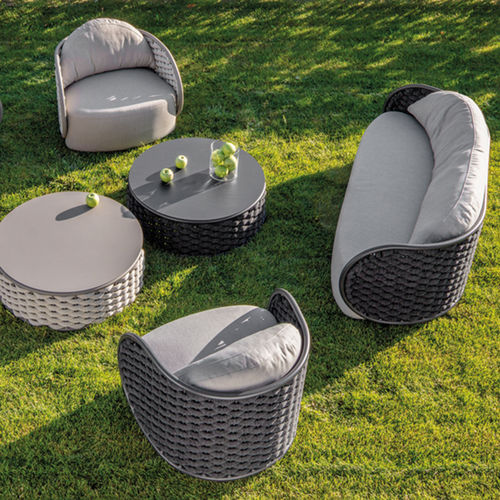 Modernes Lounge-Gartenmöbel - MOJO - GRATTONI S.R.L. - Aluminium / Gummi / Acrylgewebe
