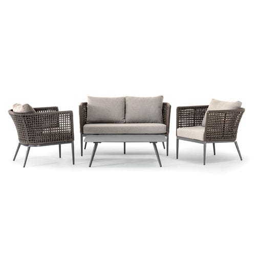 Modernes Lounge-Gartenmöbel - CUBA/2  - GRATTONI S.R.L. - Polyester / Aluminium / Acrylgewebe
