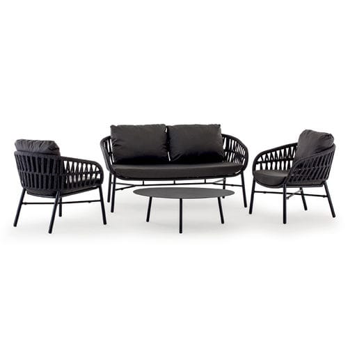 Modernes Lounge-Gartenmöbel - TAHITI  - GRATTONI S.R.L. - Polyolefin / Aluminium / Textilene