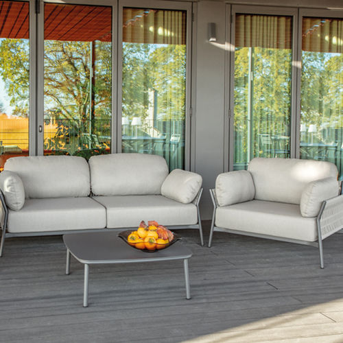 Modernes Lounge-Gartenmöbel - EASY  - GRATTONI S.R.L. - Acryl / Aluminium / Stoff