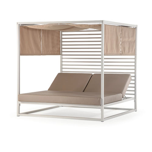 Moderne Récamiere - ANTIGUA/LUX - GRATTONI S.R.L. - Polyurethan / für Außenbereich / Doppelbett