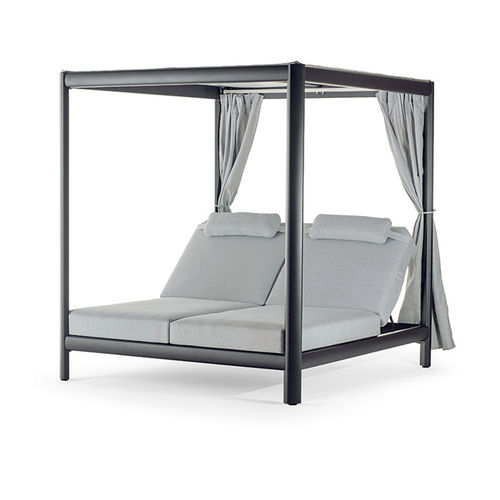 Moderne Récamiere - DOHA - GRATTONI S.R.L. - Stoff / Aluminium / Gestell aus Aluminium