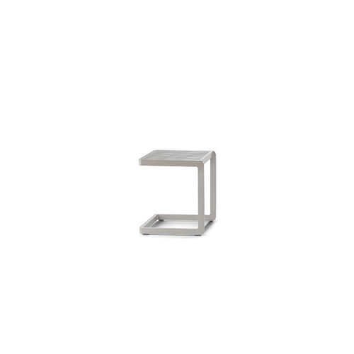 Moderner Beistelltisch - GT 927  - GRATTONI S.R.L. - Aluminium / Gestell aus Aluminium / quadratisch