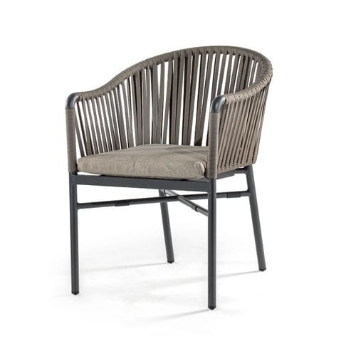 Moderner Stuhl - MONACO ARMCHAIR - GRATTONI S.R.L. - für Außenbereich / Kordel / Textilene