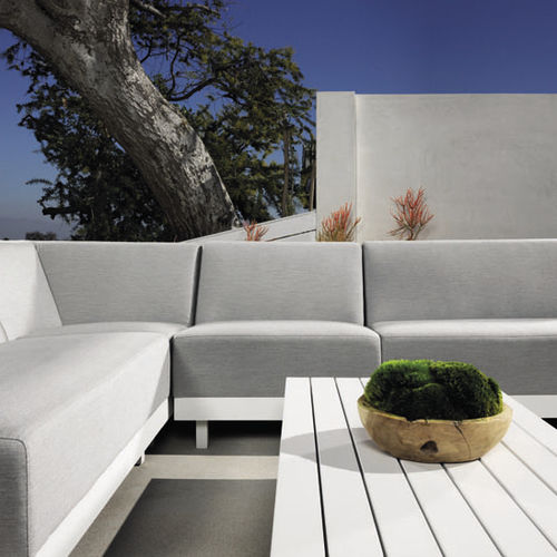 Modernes Lounge-Gartenmöbel - ALVORY  - GRATTONI S.R.L. - Aluminium / Sunbrella® / für Privatgebrauch