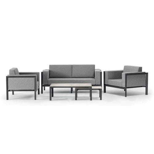 Modernes Lounge-Gartenmöbel - CRETA - GRATTONI S.R.L. - Aluminium / Keramik / Glas