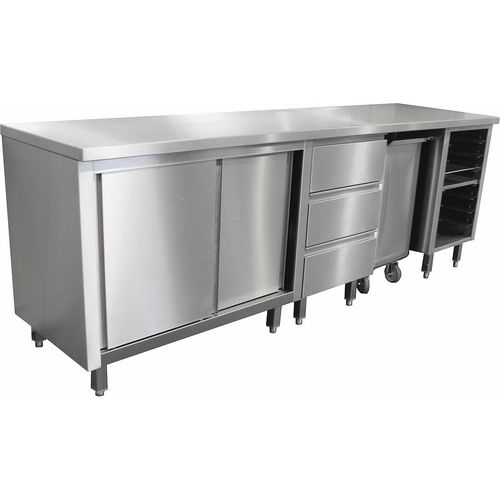 Moderner Lagerschrank für Küchen - PATISSERIE - BERTRAND MANUFACTURER S.A. - Edelstahl / für Gewerbegebrauch / für Ofen