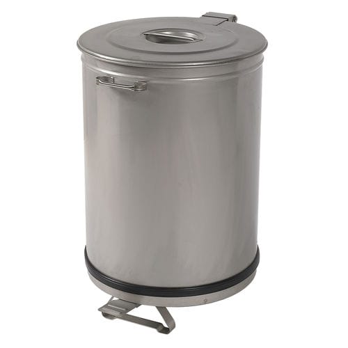 Hygienischer Abfallbehälter - POUB-PAP390-50L-C - BERTRAND MANUFACTURER S.A. - System / freistehend / PVC