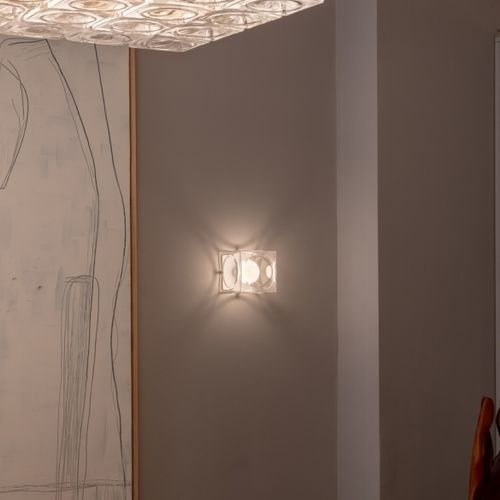 Moderne Wandleuchte - CHANT - Lee Broom - für den Innenraum / Glas / gebürstetes Messing