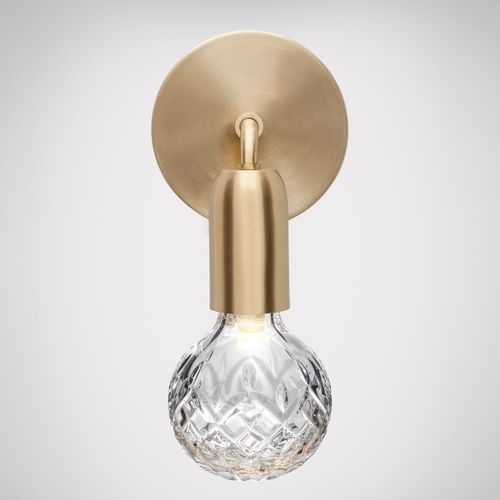 Moderne Wandleuchte - CRYSTAL BULB - Lee Broom - für den Innenraum / Kristall / Stahl