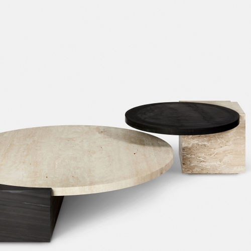 Moderner Beistelltisch - TRIBECA - Lee Broom - Marmor / Gestell aus Marmor / für Privatgebrauch