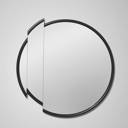 Wandmontierter Spiegel - SPLIT  - Lee Broom - modern / Eiche / schwarz