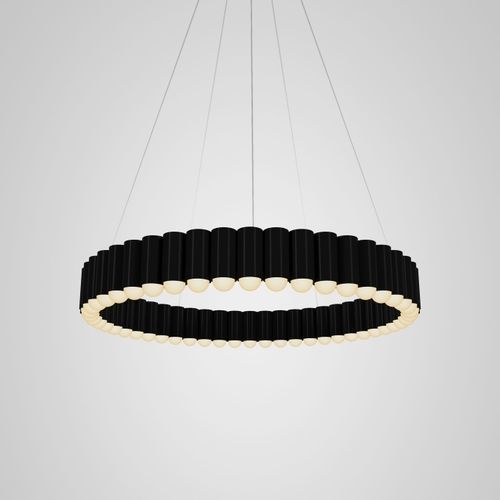 Moderner Kronleuchter - CAROUSEL LARGE - Lee Broom - Glas / Stahl / rohrförmig