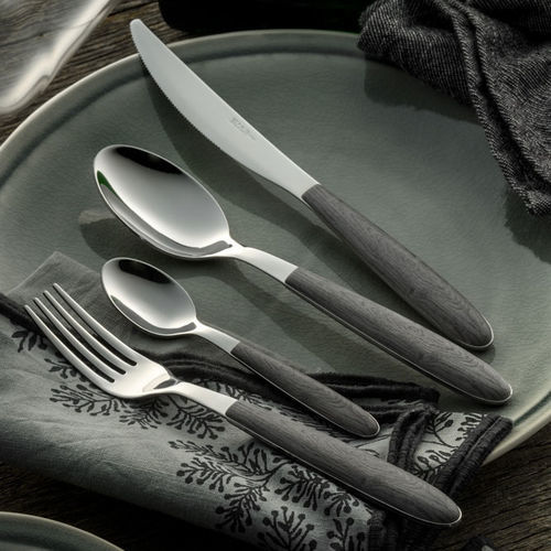 PBT-Besteck - Natural Wood • Vero Olmo Grigio : VR/OG - EME POSATERIE S.R.L. - Edelstahl