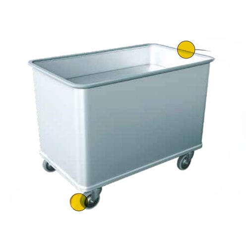 Wäschewagen - 202 - CONF INDUSTRIES S.R.L. - für Hotels / Edelstahl / anodisiertes Aluminium