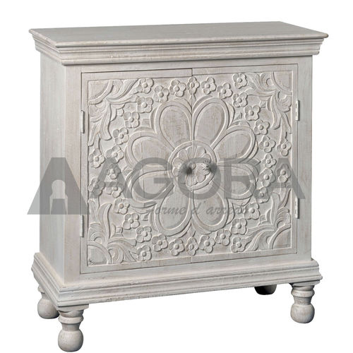 Klassisches Sideboard - AMANT  - AGORA' SRL - Massivholz / geschnitztes Holz / mit Schwingtür