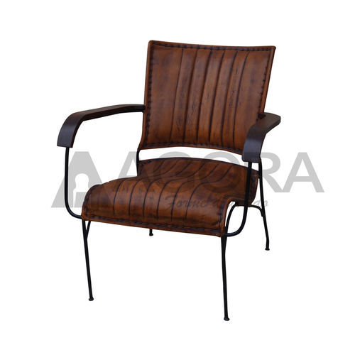 Klassischer Sessel - CUBA - AGORA' SRL - Leder / Metall / handgefertigt