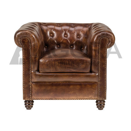 Chesterfield-Sessel - ART. 1259-0000 series - AGORA' SRL - Leder / Massivholz / handgefertigt