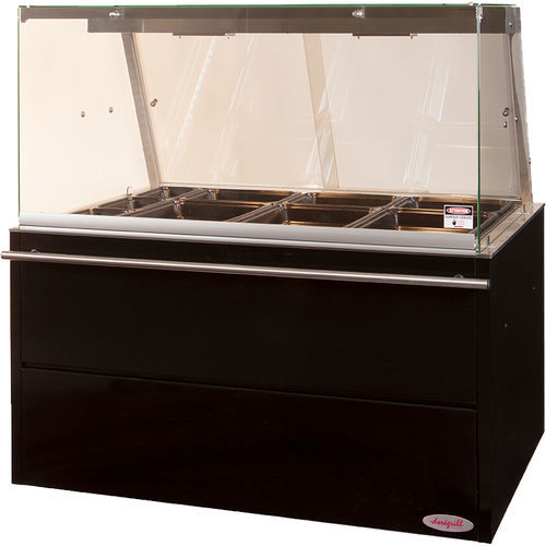Beheizte Verkaufsvitrine / Verkaufs - V75 TRAD - Doregrill S.A.S. - mit Sichtfläche / Positivtemperatur / Schiebetüren