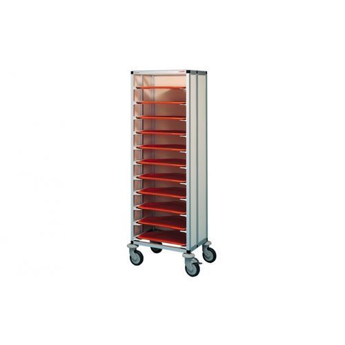 Wagen für Gastronorm-Behälter - RTW 073	 - SCHOLL APPARATEBAU GMBH - für Profiküchen / individuell gestaltbar / Aluminium