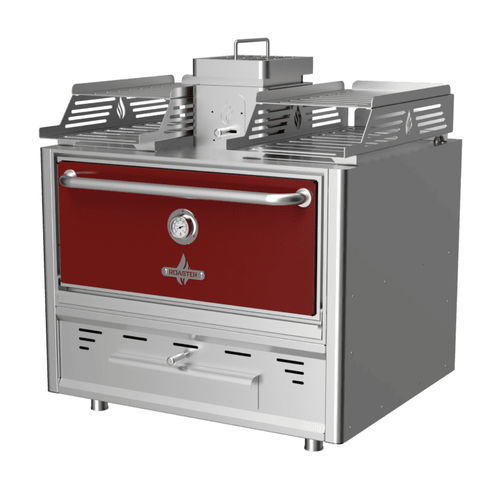 Holzkohleofen - R76 - ROASTER - mit Rotisserie-Funktion / Umluft / freistehend